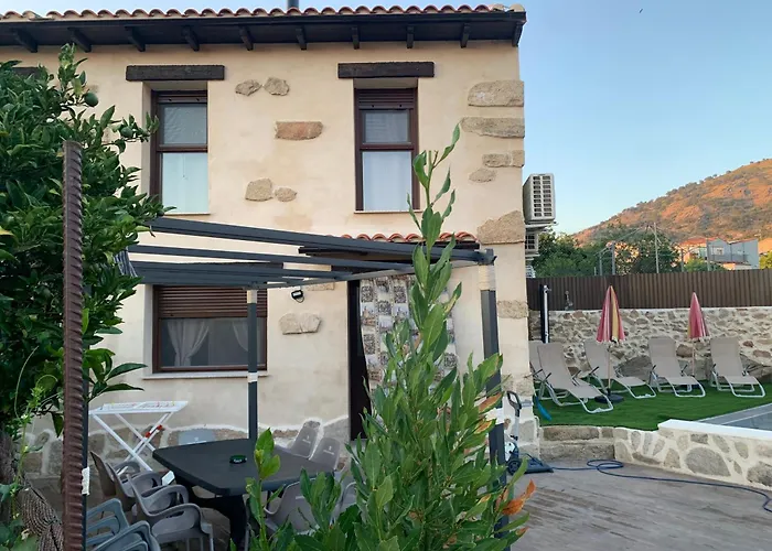 Vakantiehuis Puerto - Casa De Piedra Con Piscina Privada - Valle Del Ambroz - - Ideal Disfrutar En Familia O Grupo De Amigos