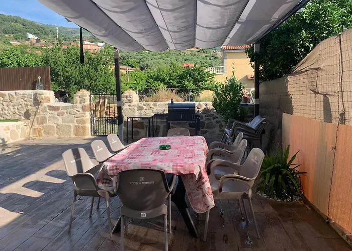 Puerto - Casa De Piedra Con Piscina Privada - Valle Del Ambroz - - Ideal Disfrutar En Familia O Grupo De Amigos *